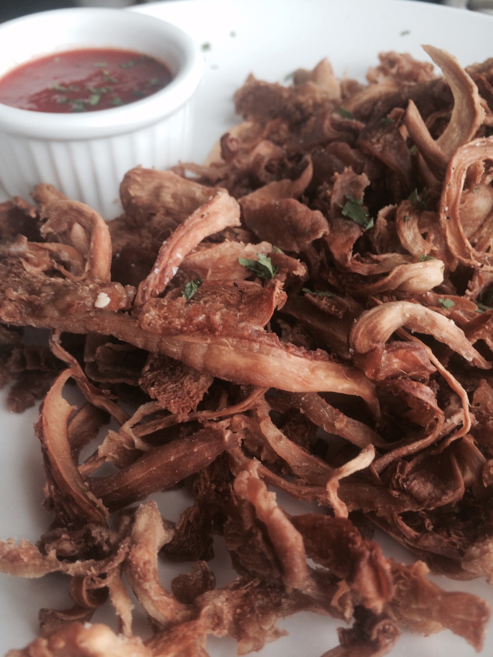 mushroom calamari