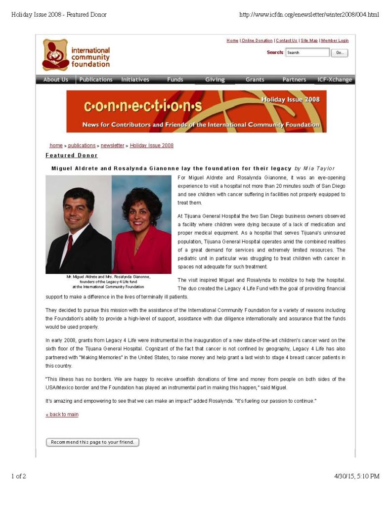 Miguel Aldrete and Rosalynda Gianonne lay foundation for legacy_Page_1