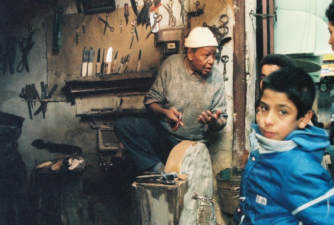 Knife Sharpener in Morocco