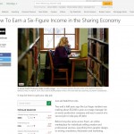 How To Earn a Six-Figure Income in the Sharing Economy